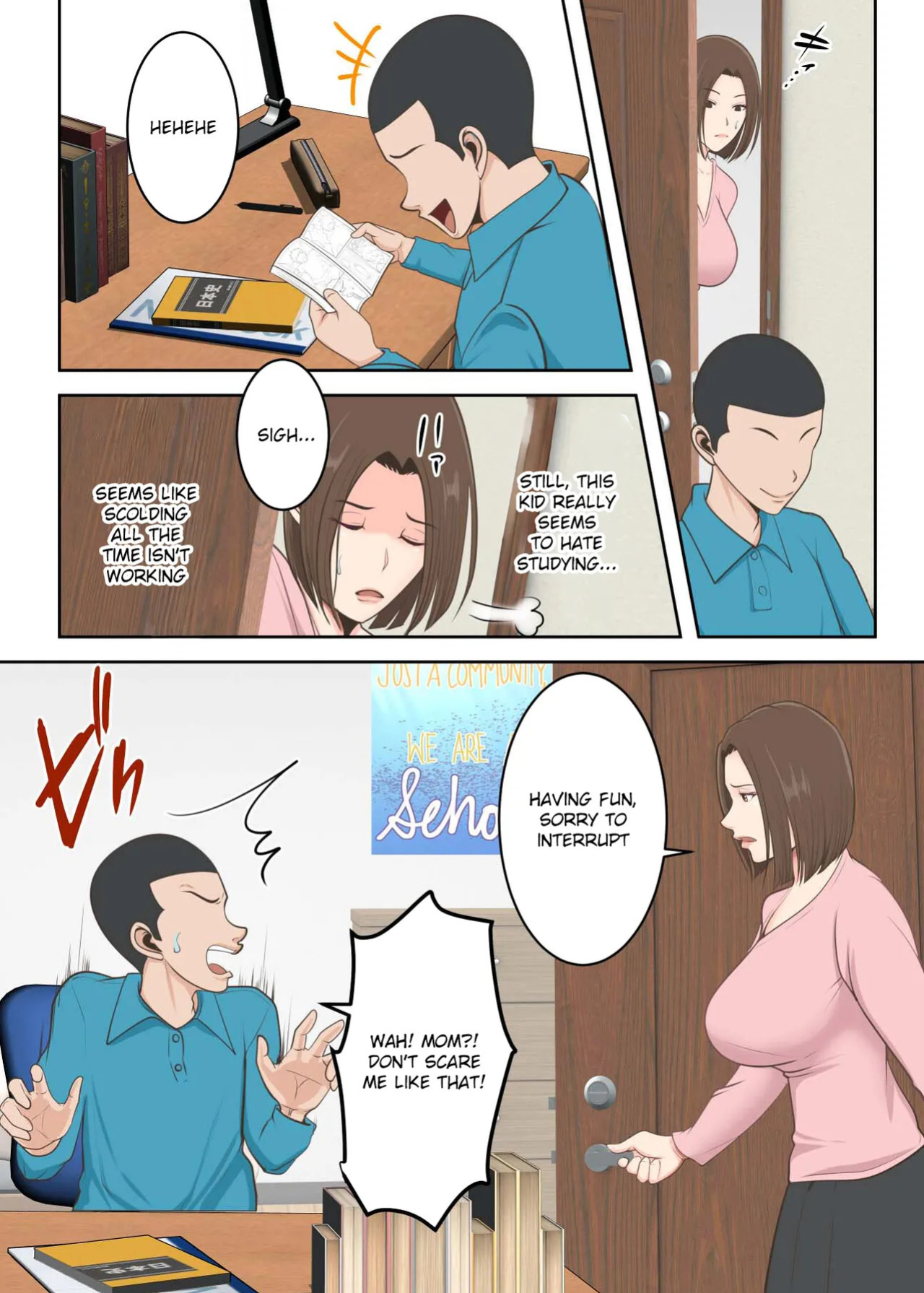 [Yuriko Club] Oni no Kyouiku Mama ga Musuko to Amaama SEX Suru made [English]