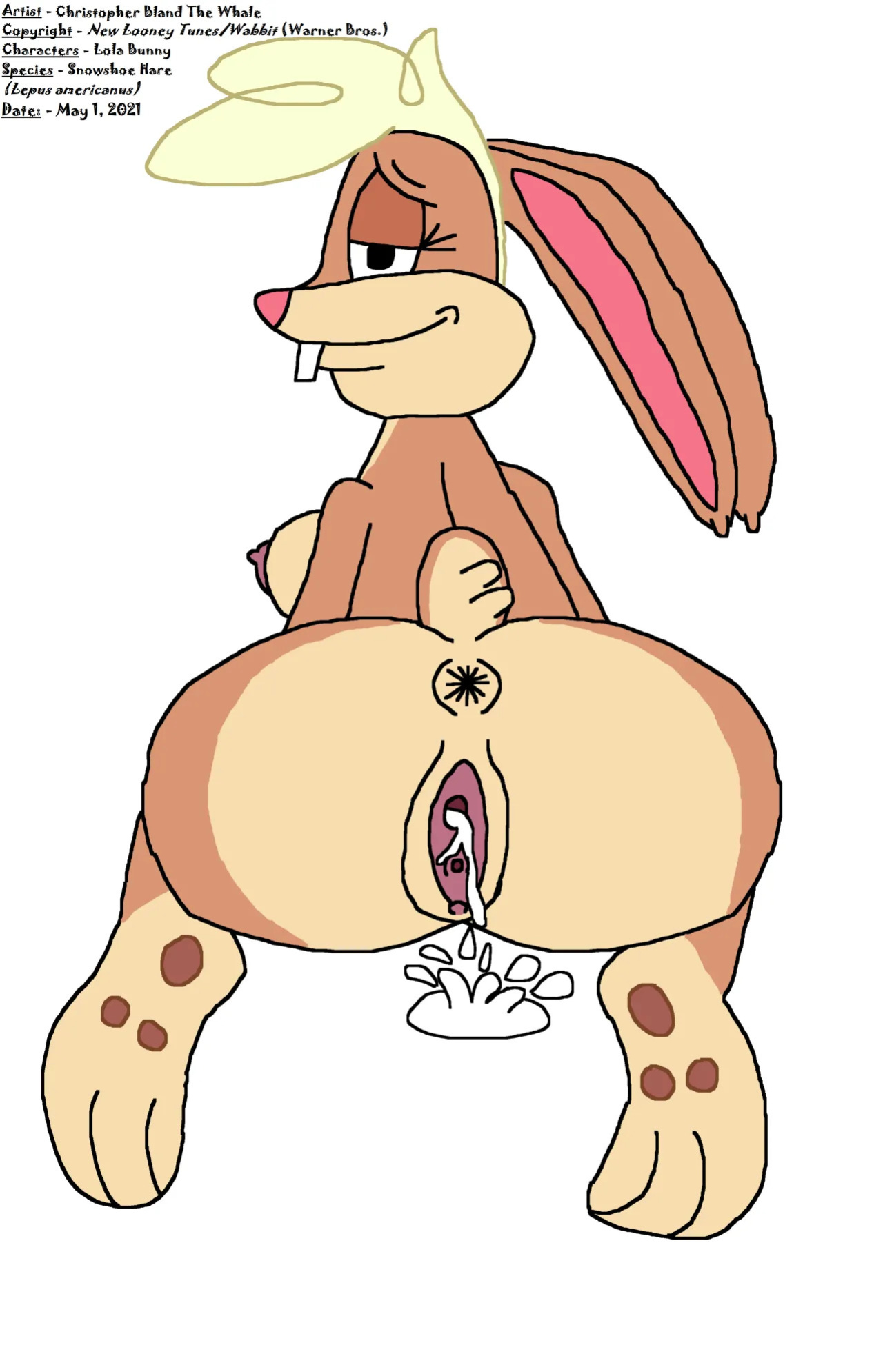Lola Bunny (New Looney Tunes) beauty bottom (by ChrisTheWhaleKing)