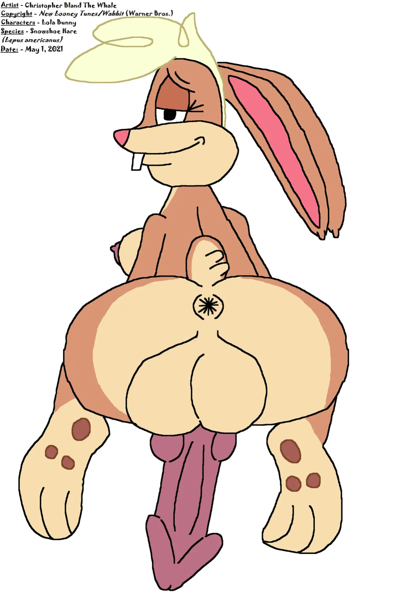 Lola Bunny (New Looney Tunes) beauty bottom (by ChrisTheWhaleKing)