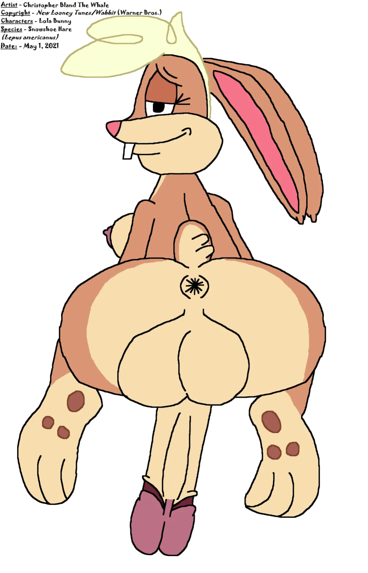 Lola Bunny (New Looney Tunes) beauty bottom (by ChrisTheWhaleKing)