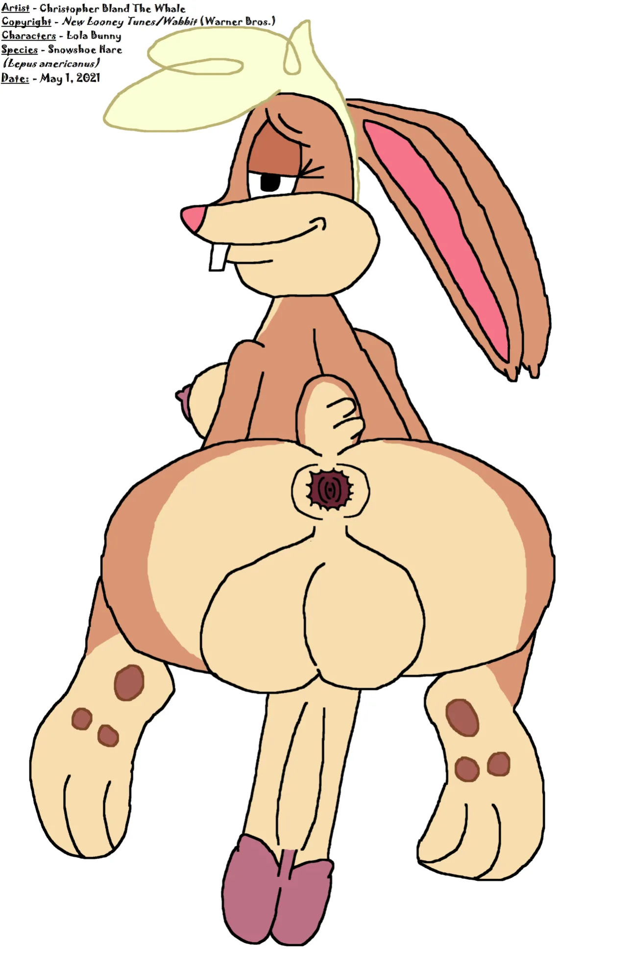 Lola Bunny (New Looney Tunes) beauty bottom (by ChrisTheWhaleKing)
