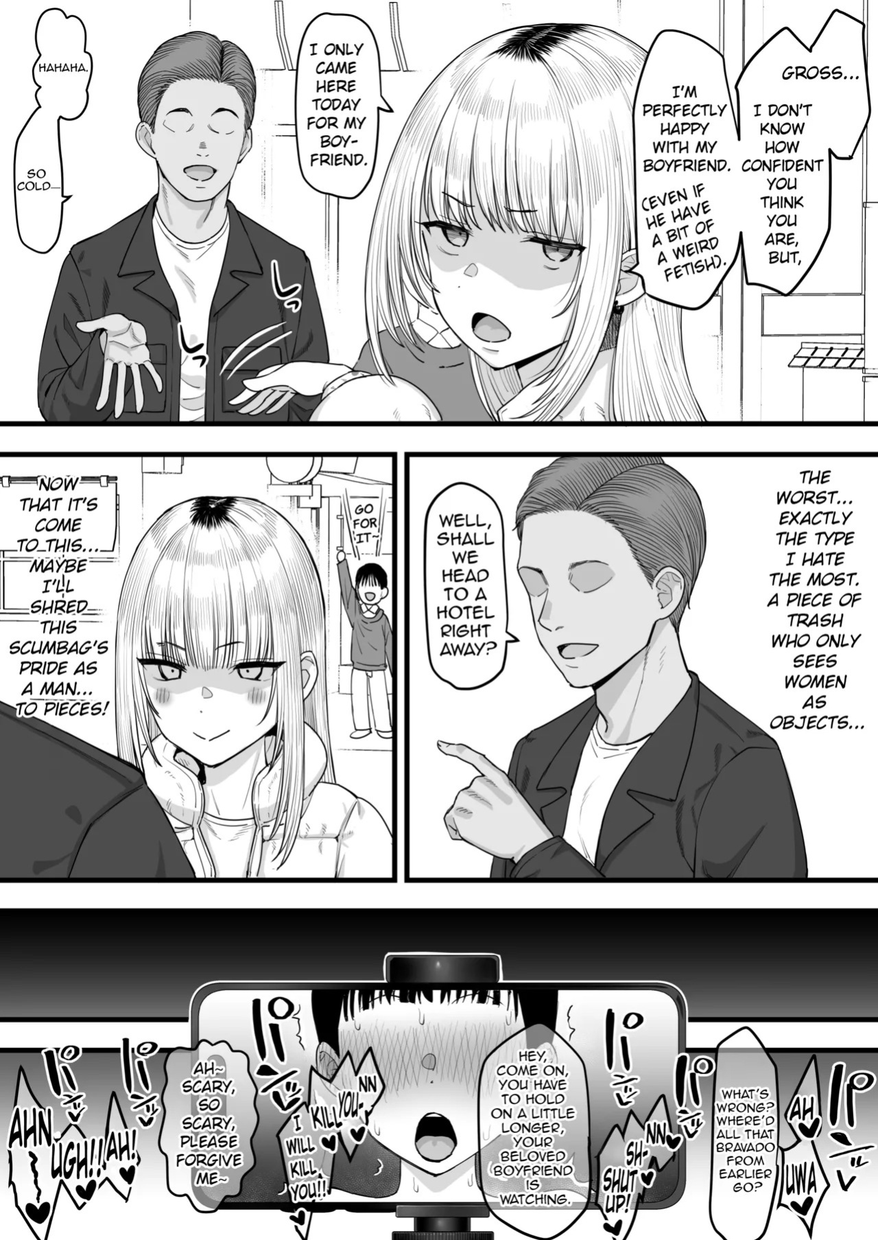 [Take Shinshi] Netorase, My Strong Girlfriend Falls For A Womanizer [English] [RoniNgaka]