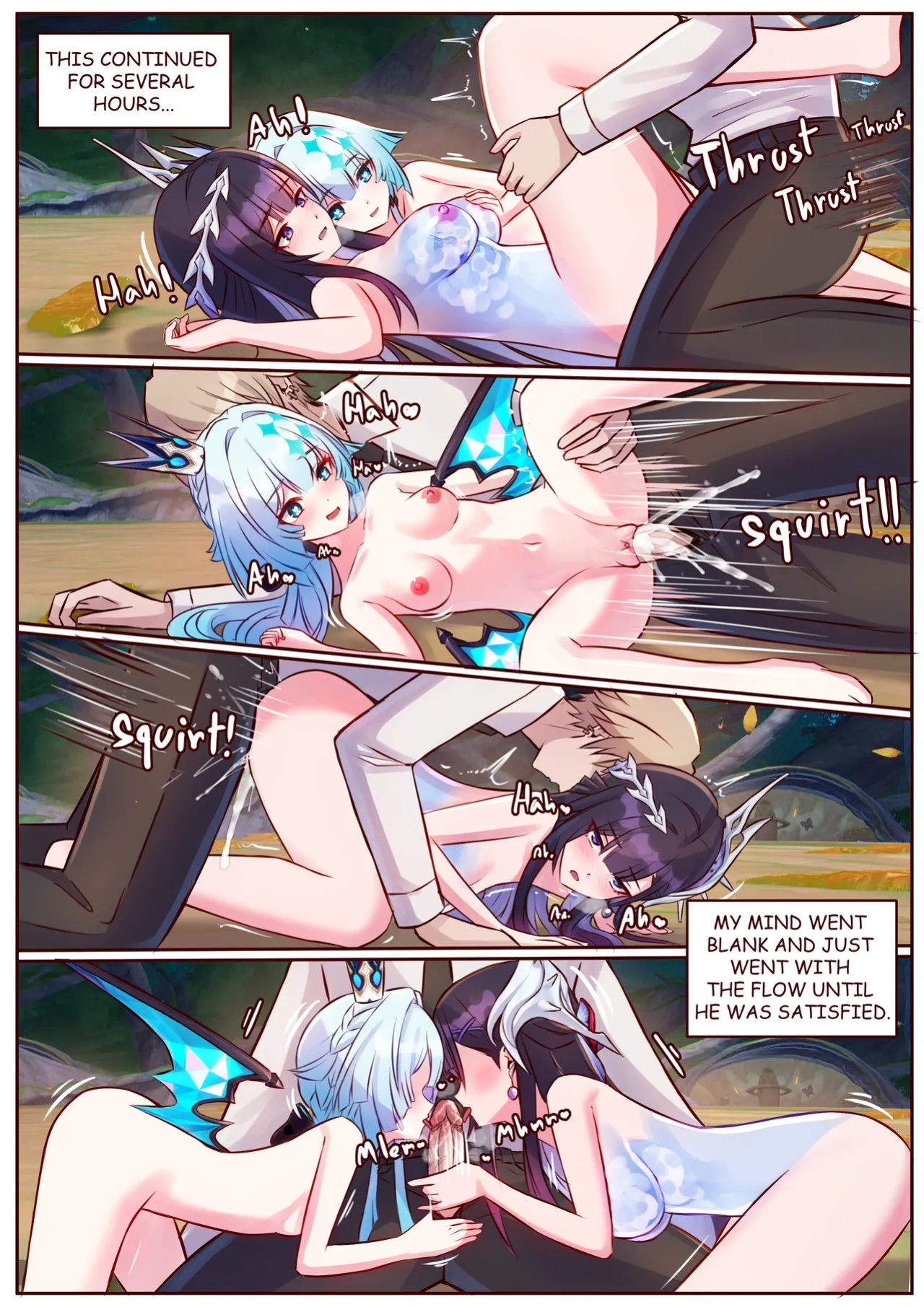 [JimPu6] Hysilen&Cerydra 1-2 (Honkai Star rail) [Uncensored]
