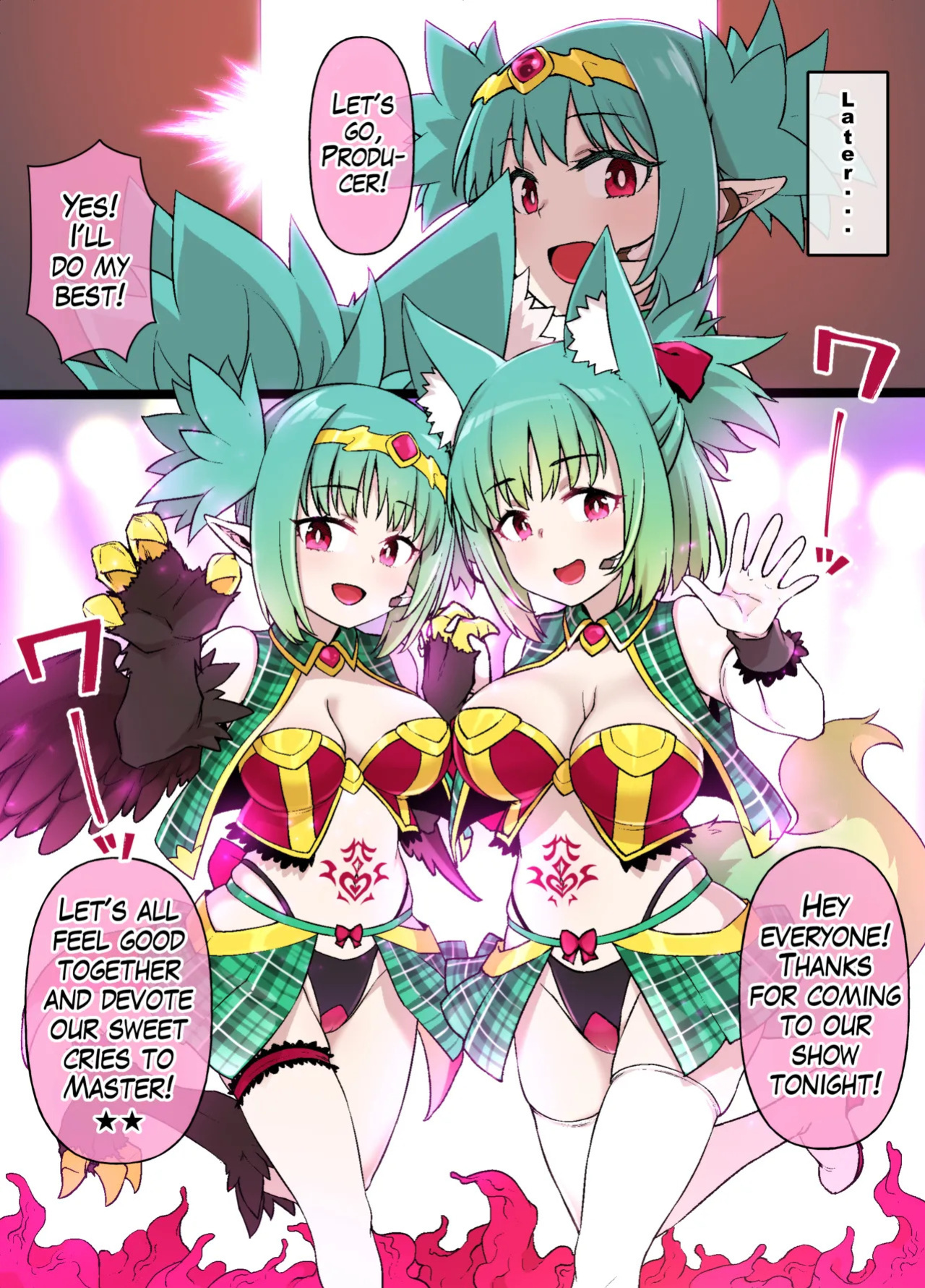 [Kusayarou] Harpy Musume no Sennou Shokushu Kan Live | Harpy Idol's Tentacle Brainwashing Show (english)