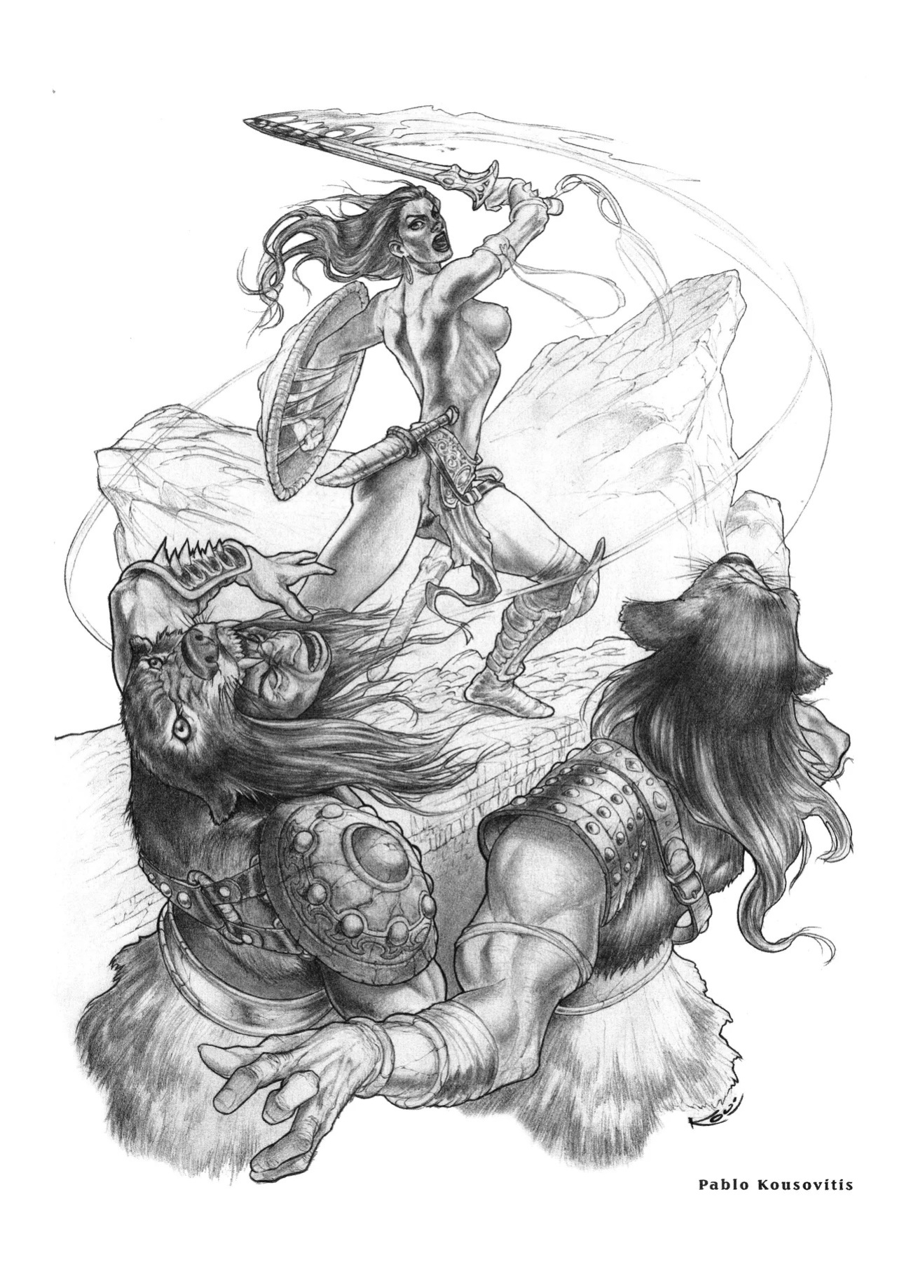 Warriors Queens 2 (A Gallery Girls Collection) [English]