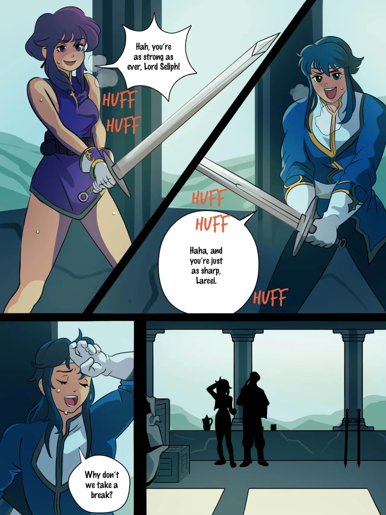 [Burgers N' Shakes] Larcei's Intimate Duel (Fire Emblem)