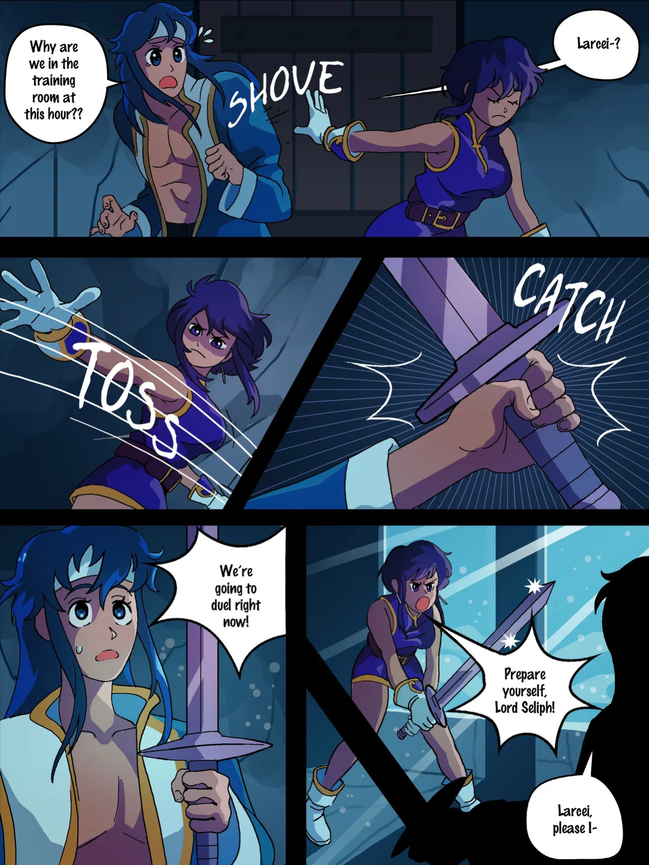 [Burgers N' Shakes] Larcei's Intimate Duel (Fire Emblem)