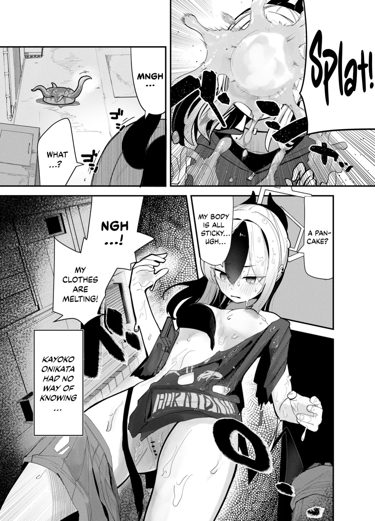 [Kanyan] Pankeeki NI Maketa Onikata Kayoko GA Shokushuukan No Matsu Doro Doro Battaa NI Naru Hon | Sticky Kayoko, a Story Where Pan-Chan Rapes and Turns Her Into a Buttery Mess! (Blue Archive) [English] [Kinsei Translations] [Digital]