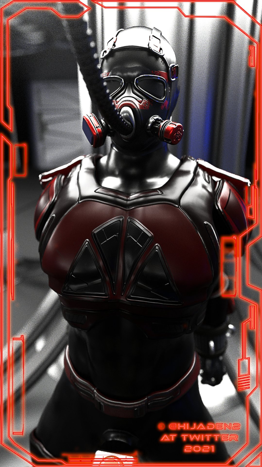 [Hijaden] Rubber Drone Milking
