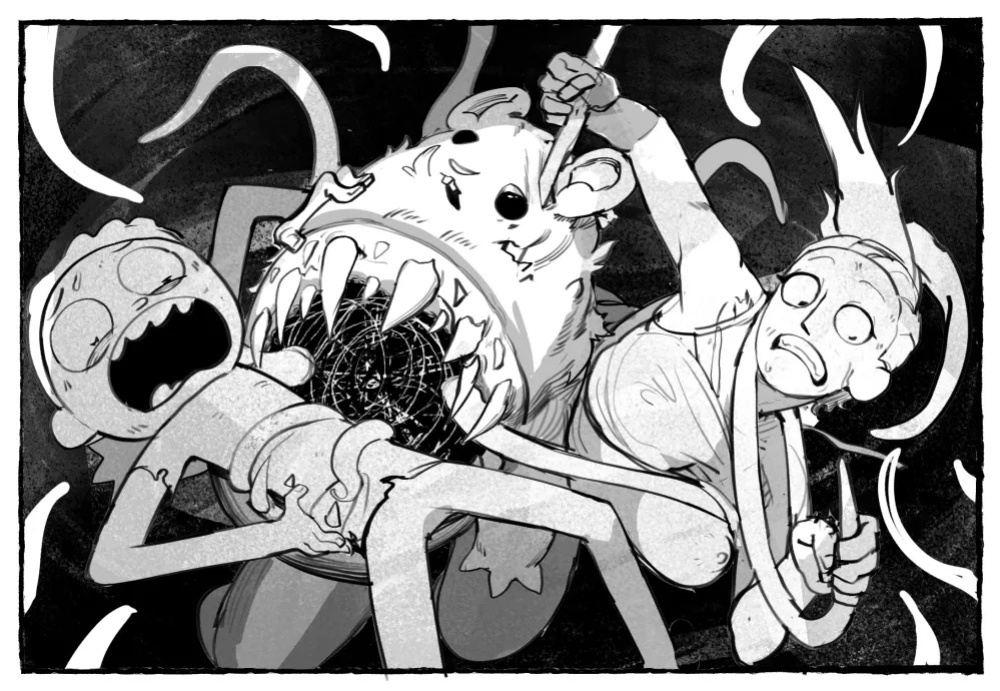 [Matchattea] That Time me and my younger brother got stranded in some alien planet and can't get back home. Also I'm secretly attracted to him and I think he is attracted to me too. But I can't say anything- (Rick & Morty) [ongoing]