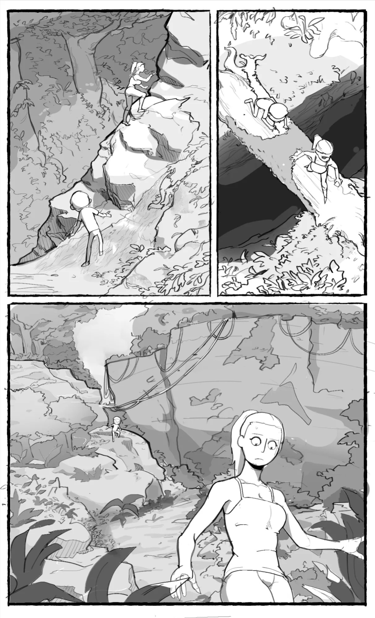 [Matchattea] That Time me and my younger brother got stranded in some alien planet and can't get back home. Also I'm secretly attracted to him and I think he is attracted to me too. But I can't say anything- (Rick & Morty) [ongoing]