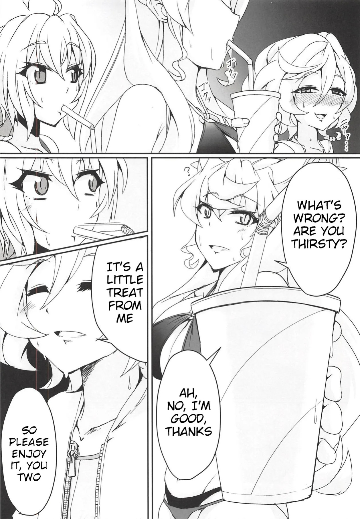 (C94) [Daisan Shinsekai (Fumikage)] MariChri wa Ochinpo nanka ni Makeru Hazu ga Nai!! (Senki Zesshou Symphogear) [English]