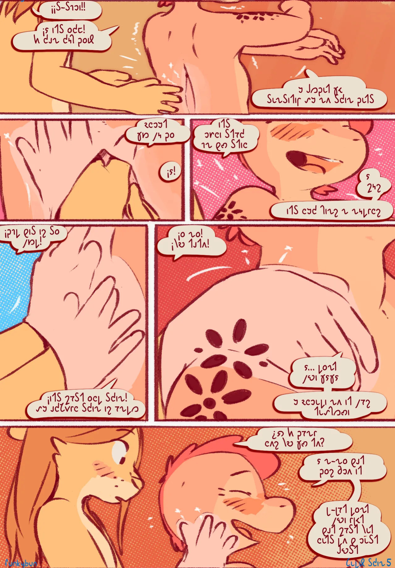 [funkybun] Shedding Skin (Shavian Transliteration)