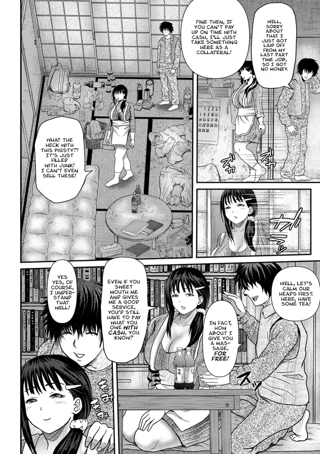 [Enpuro] 100-fun-go Ochiru Ooya-san | A Landlord That Will Fall Into Depravity Within 100 Minutes (Kyonyu Hatsujo Toransu) [English] [DeppoTL] [Digital]