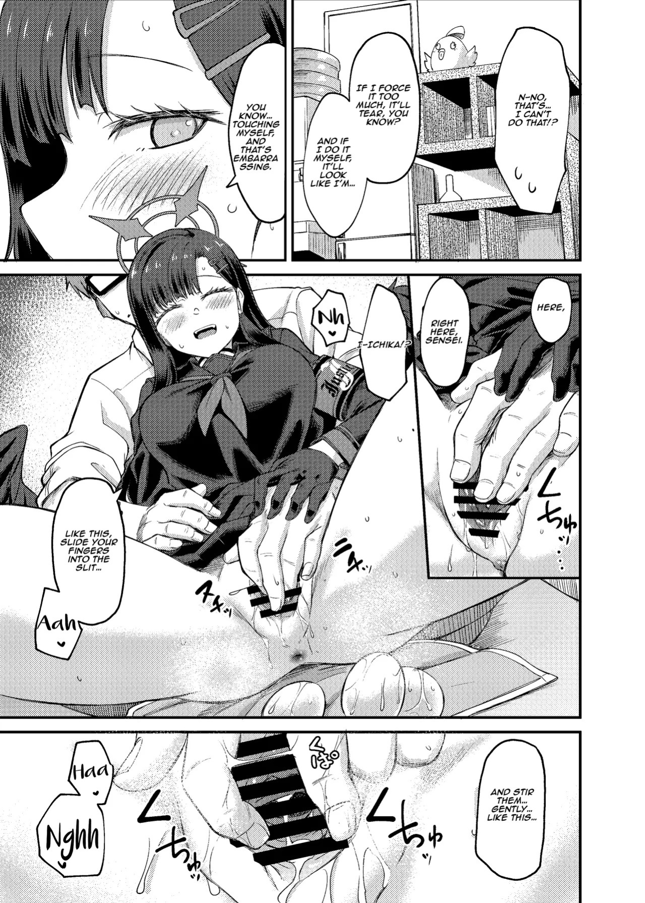 [Hx3I (Hirano Kawajuu)] Ichika Umussu! | Ichika is About to Lay Her Egg! (Blue Archive) [English] [Aishi21] [Digital]