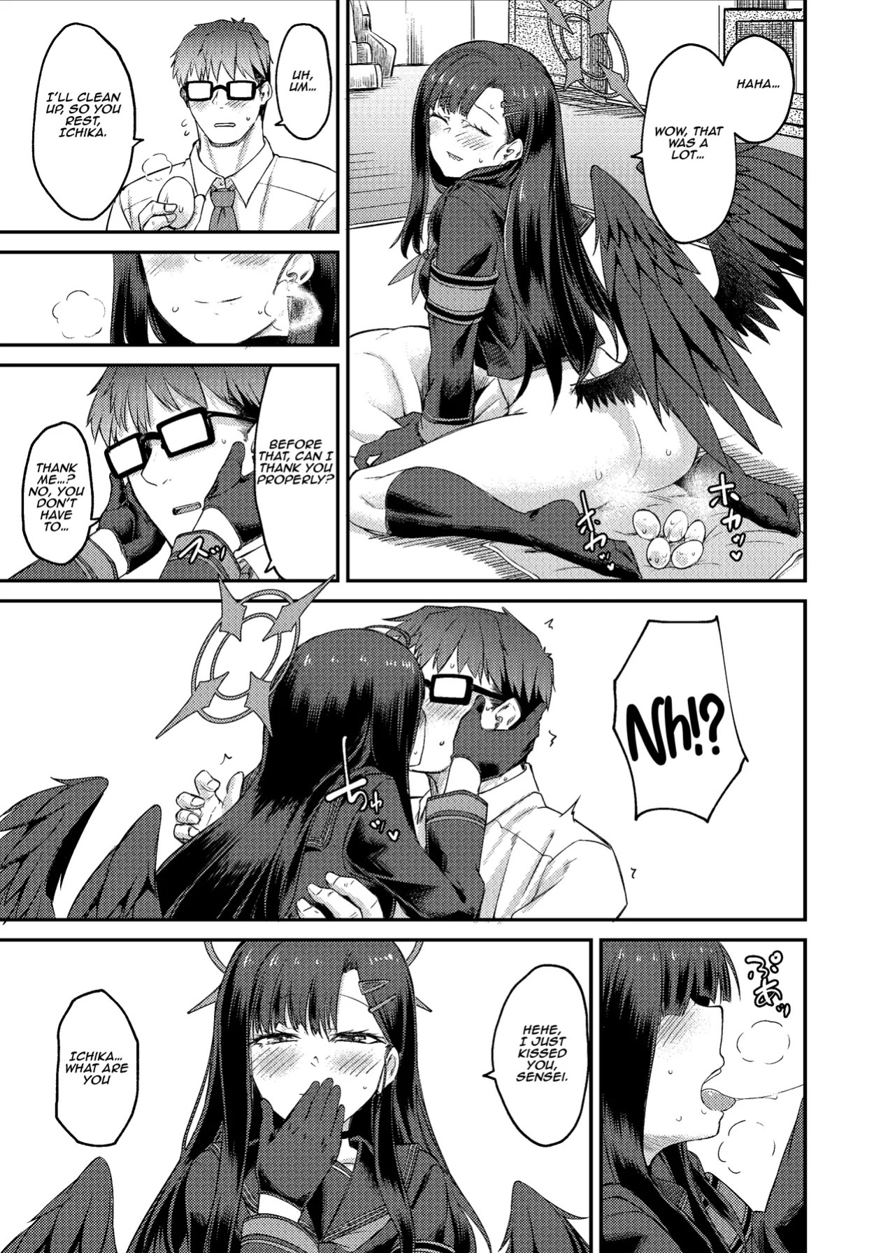 [Hx3I (Hirano Kawajuu)] Ichika Umussu! | Ichika is About to Lay Her Egg! (Blue Archive) [English] [Aishi21] [Digital]