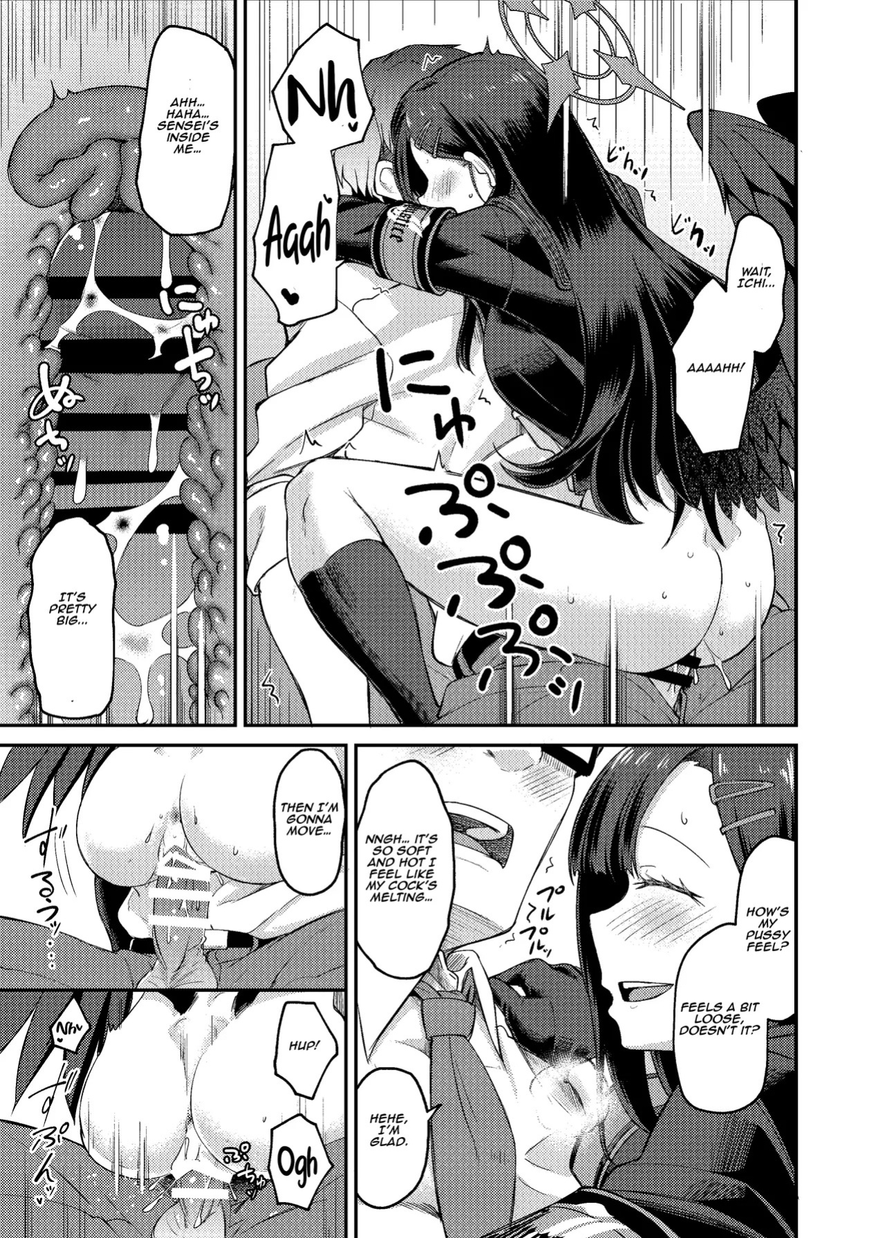 [Hx3I (Hirano Kawajuu)] Ichika Umussu! | Ichika is About to Lay Her Egg! (Blue Archive) [English] [Aishi21] [Digital]