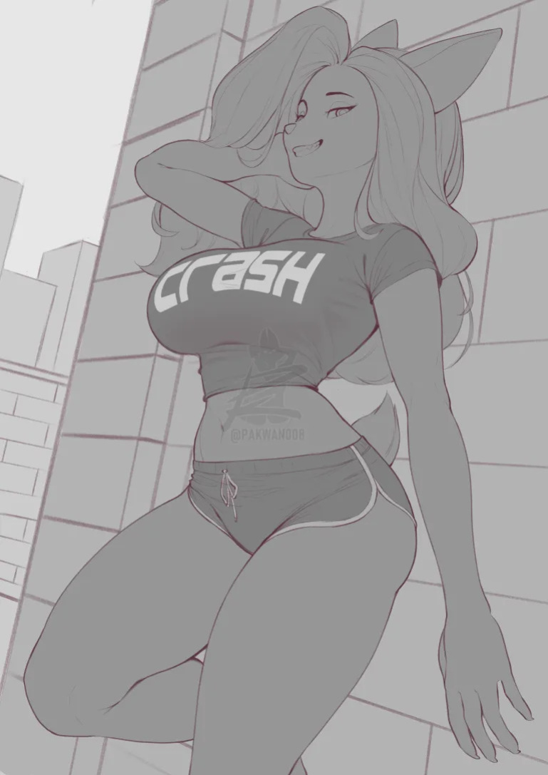 [pakwan008] City girl Tawn Bandicoot (Crash Bandicoot)