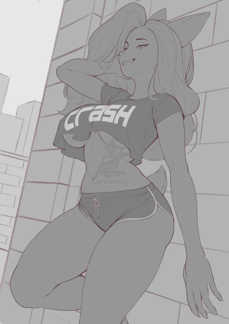 [pakwan008] City girl Tawn Bandicoot (Crash Bandicoot)
