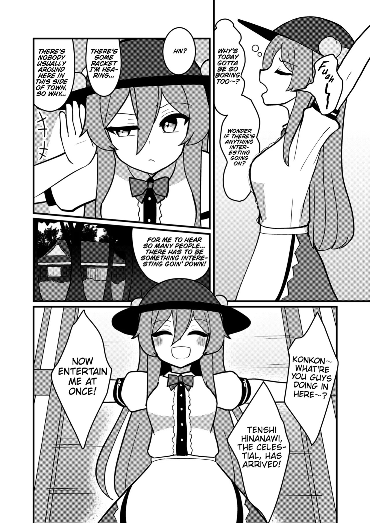 [Enumgata (Zack)] Tenshi-chan wa Semen Play ga Suki | Tenshi-chan Really Loves Semen Play (Touhou Project) [English] [Thighs] [Digital]