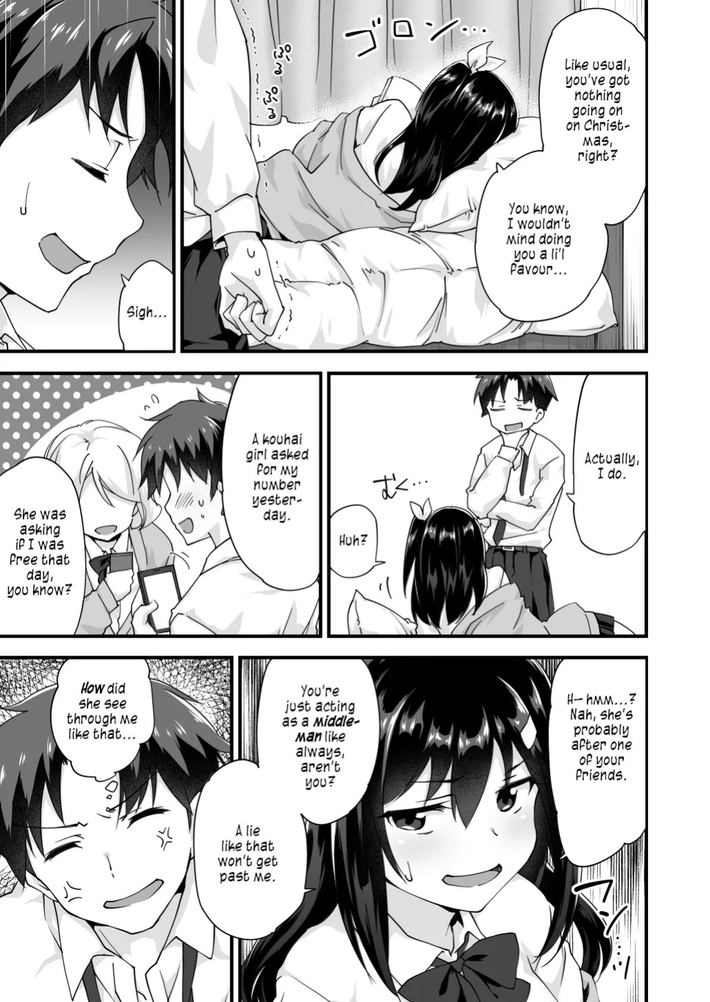 [Doushoku (Morinaga Ramune)] Osananajimi to Kenka Ecchi ~Sunao ni Narenai Namaiki Kanojo~ [English] [s. D. g. scans] [Digital]