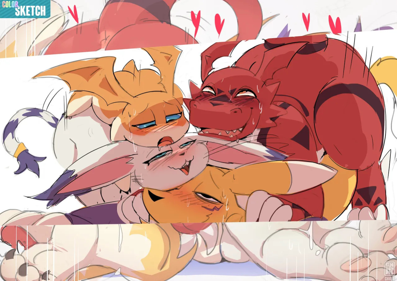 [Yoelrabbit (Ghioel)] Guilmon x Renamon