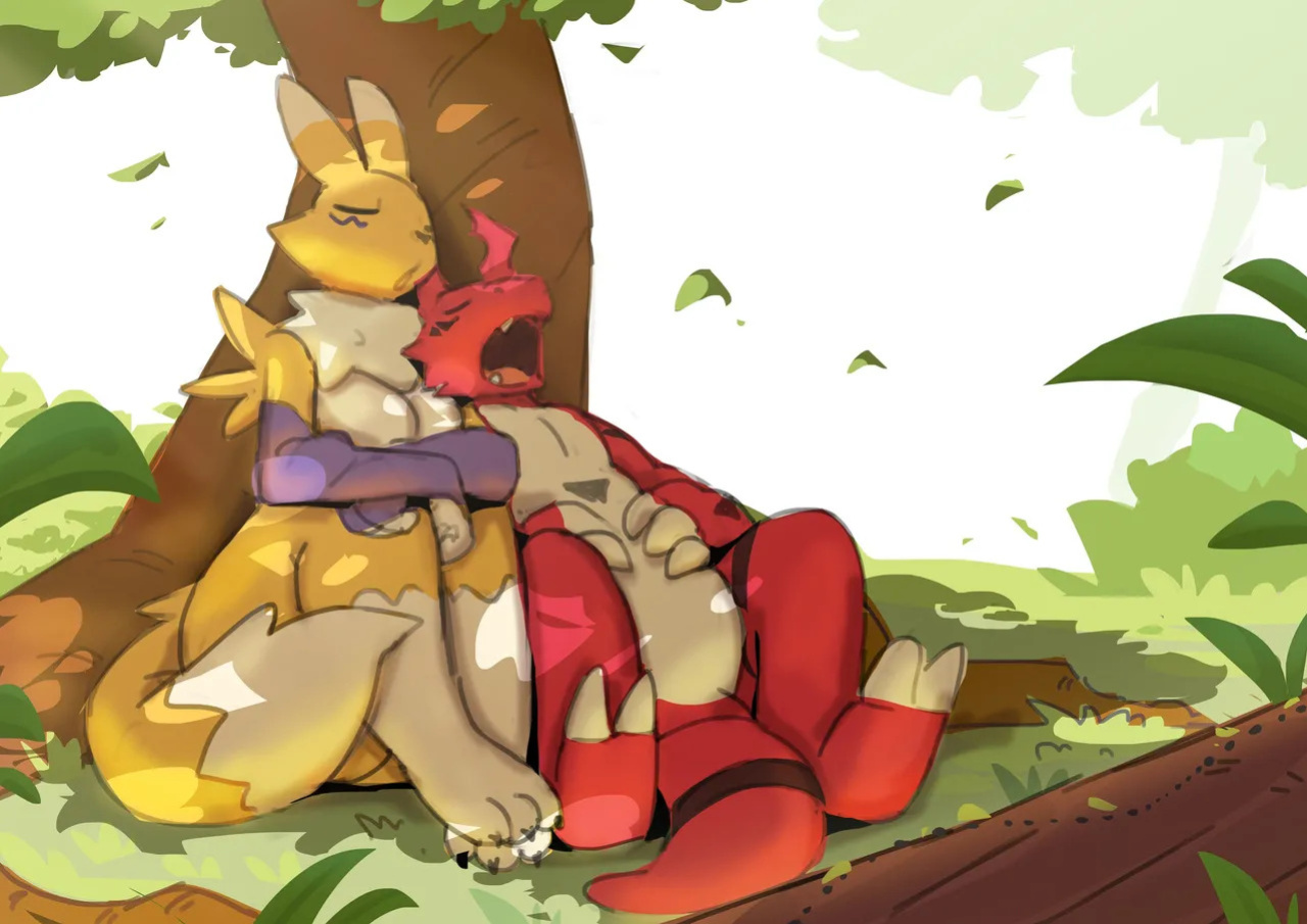 [Yoelrabbit (Ghioel)] Guilmon x Renamon
