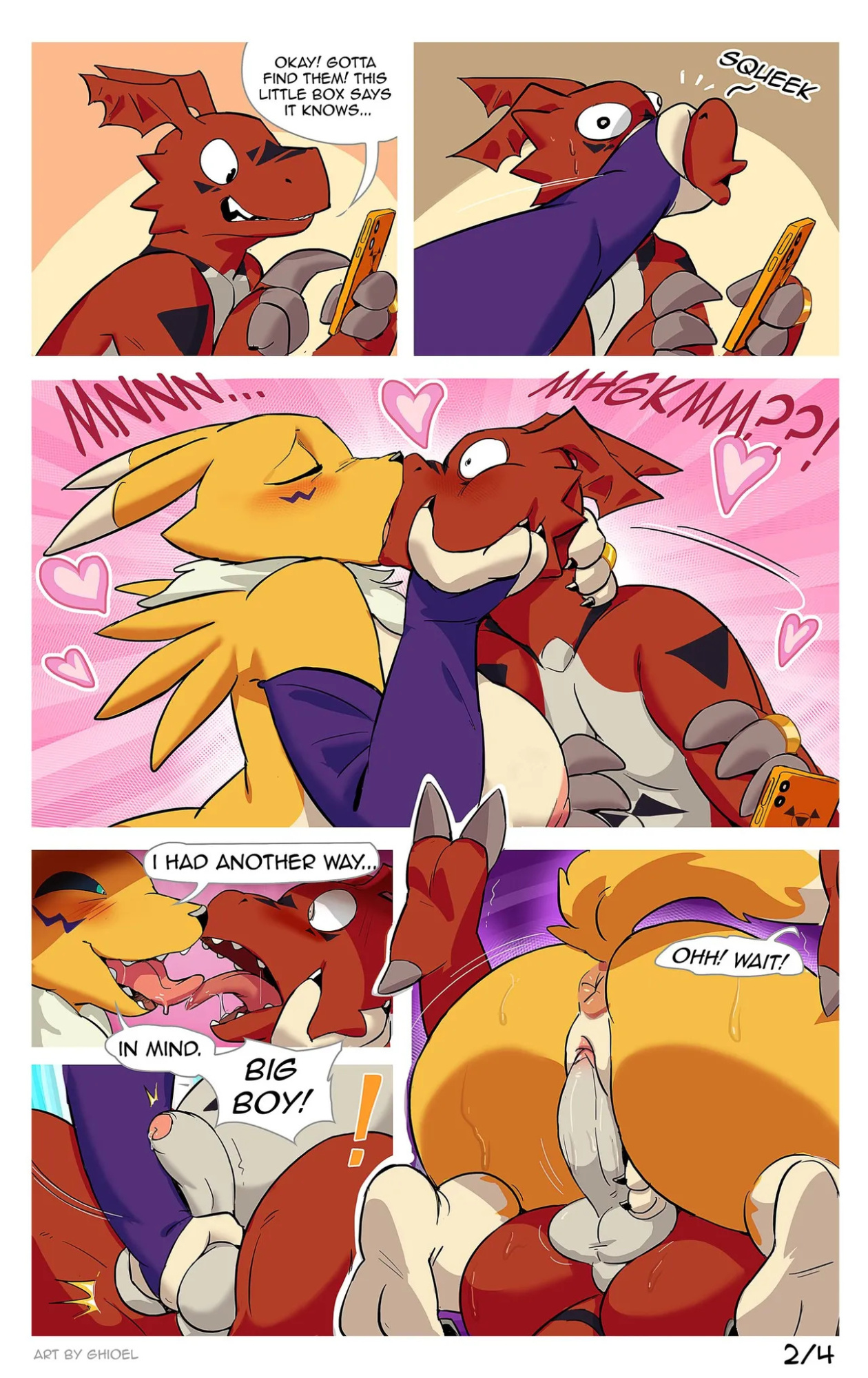[Yoelrabbit (Ghioel)] Guilmon x Renamon