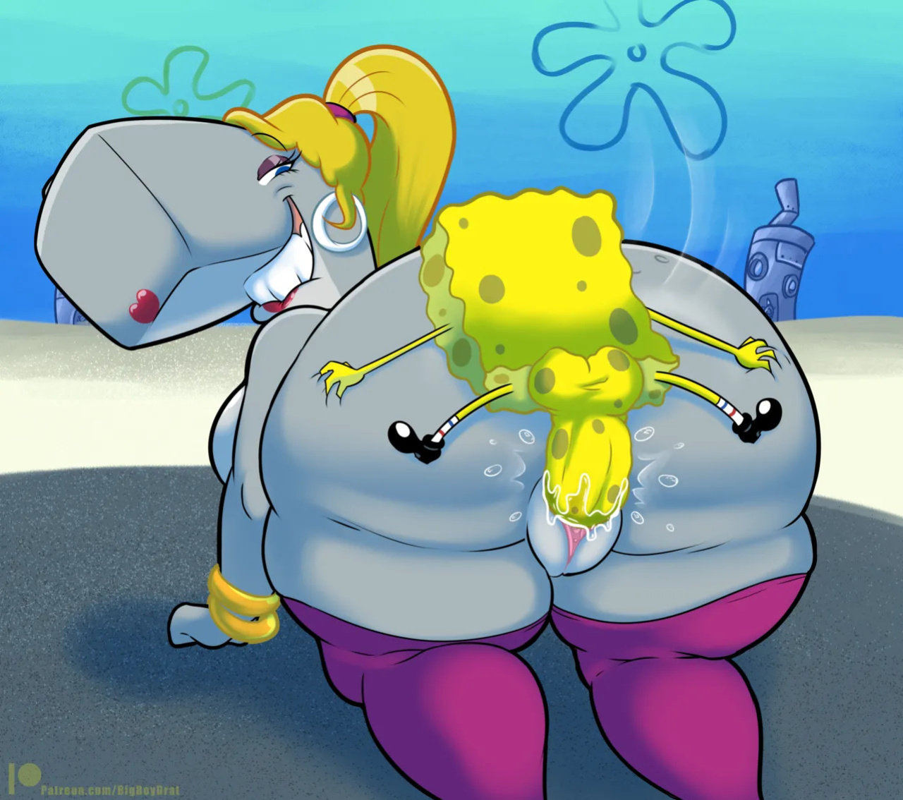 [TeenageBratwurst] Pearl x Spongebob set (Spongebob Squarepants)