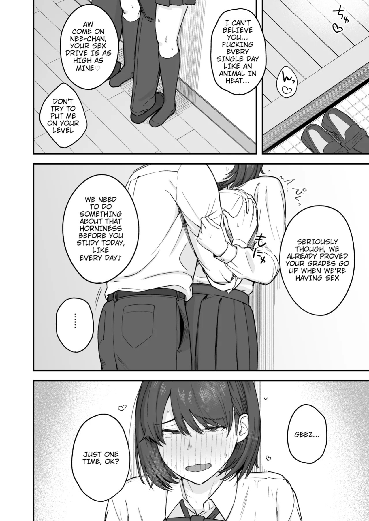 [Natsuzo] Benkyou ni Shuuchuu Shitai Muttsuri na Ane wa, Karada no Aishou Bacchiri na Otouto no Sasoi o Kotowarenai | The Reluctant Sister Who Wants to Focus On Study Can't Resist Temptation From the Brother She Shares Perfect Body Compatibility With [Eng