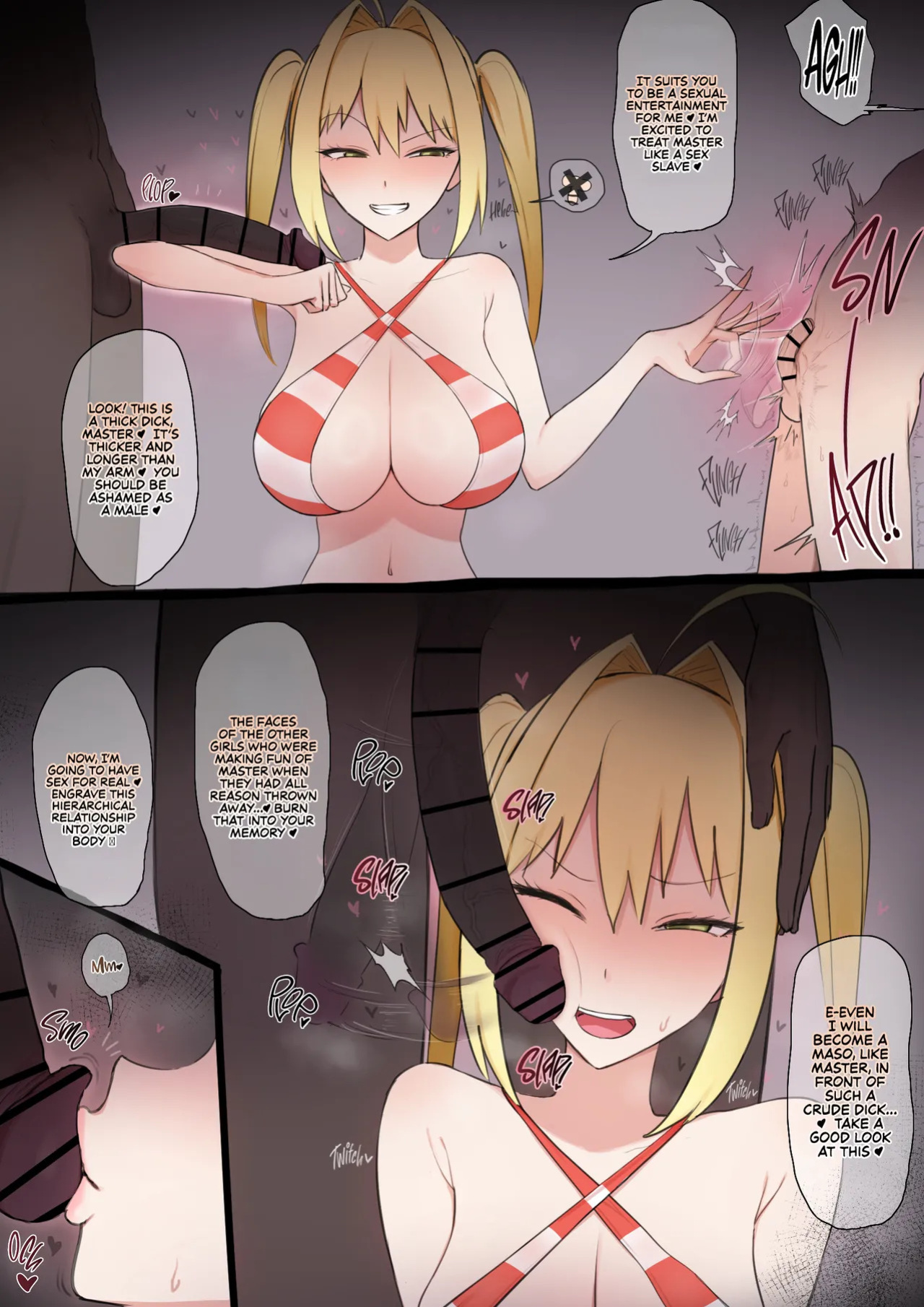 [Giga] Nero x BBC Uwaki H Misetsuke | Nero × BBC Cheating H Show-off (Fate/Grand Order)