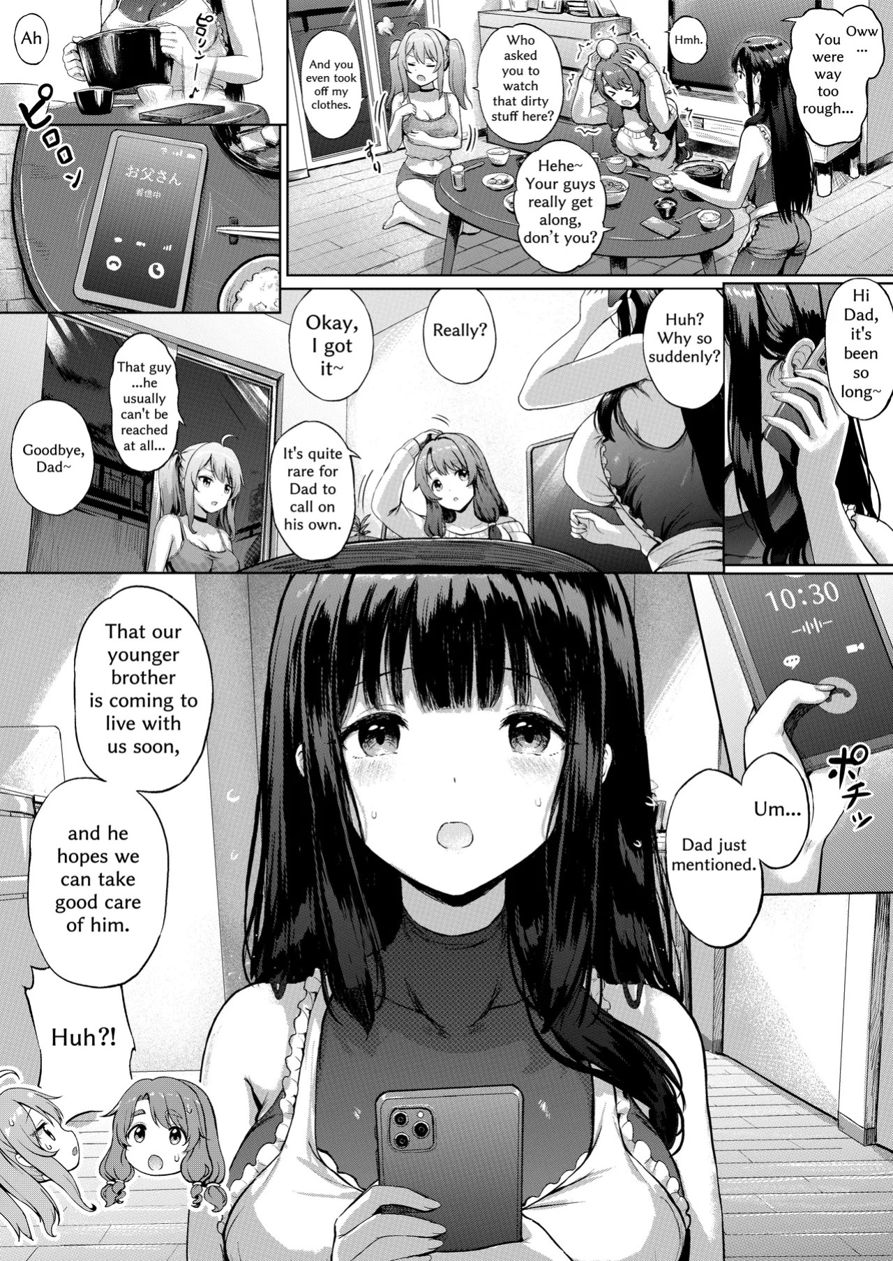[Sayika] Sanshimai no -Nichijou Seikatsu- Ep.1 ~Igai na Deai~ [English] [Decensored]