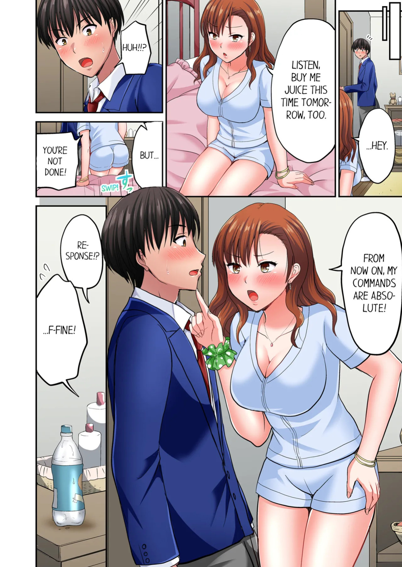 [Takayama Non] Pashiri no Shita Teku, Yabaitte... ~ Ebi Sori Iki Suru Namaiki Gyaru | Bullied Boy's Tongue Revenge Vol.1-13 [English] [Decensored] [Ongoing]