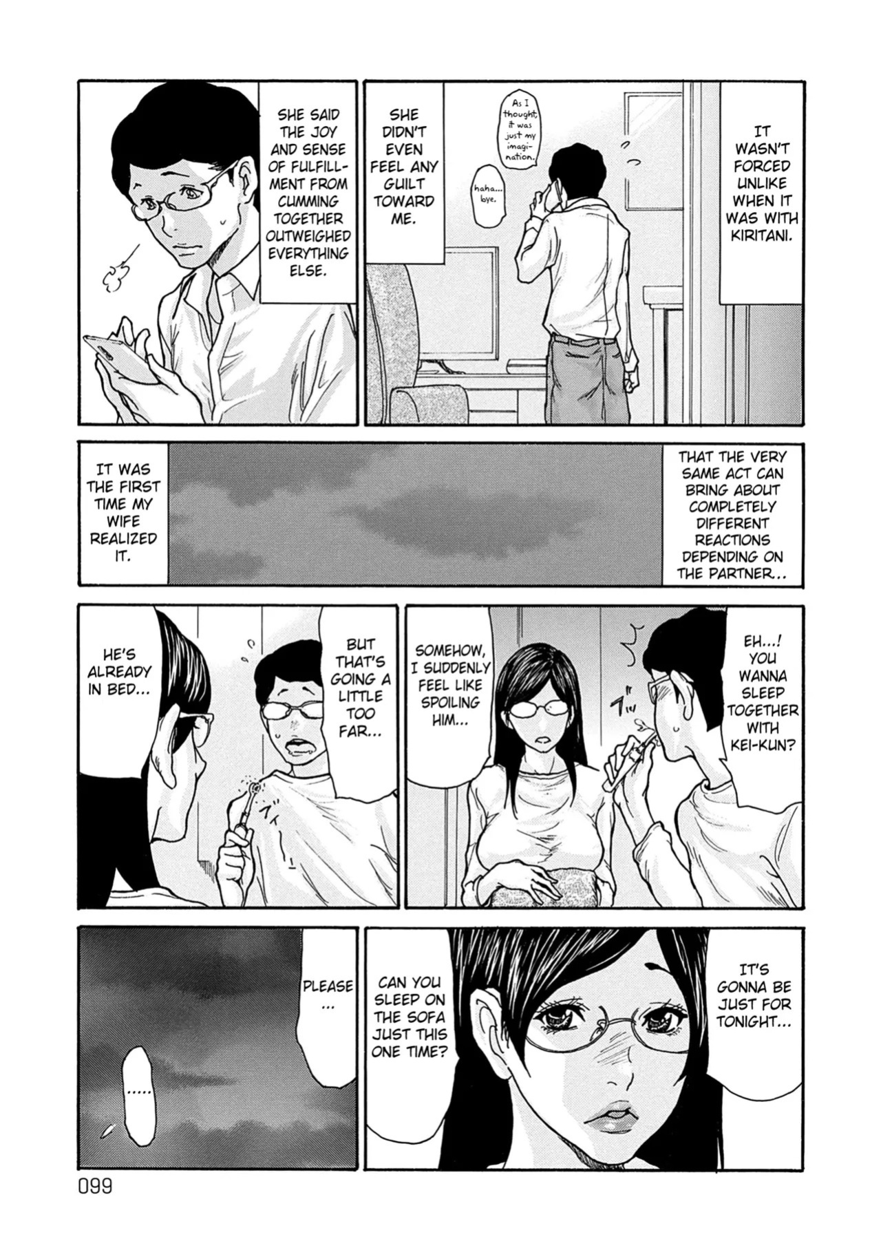 [Aoi Hitori] Shikkarimono no Tsuma ga Kinjo no Fushi ni Netorarete Kairaku Ochi Suru made chapter 1-4 [Digital] [English] [Fated Circle]