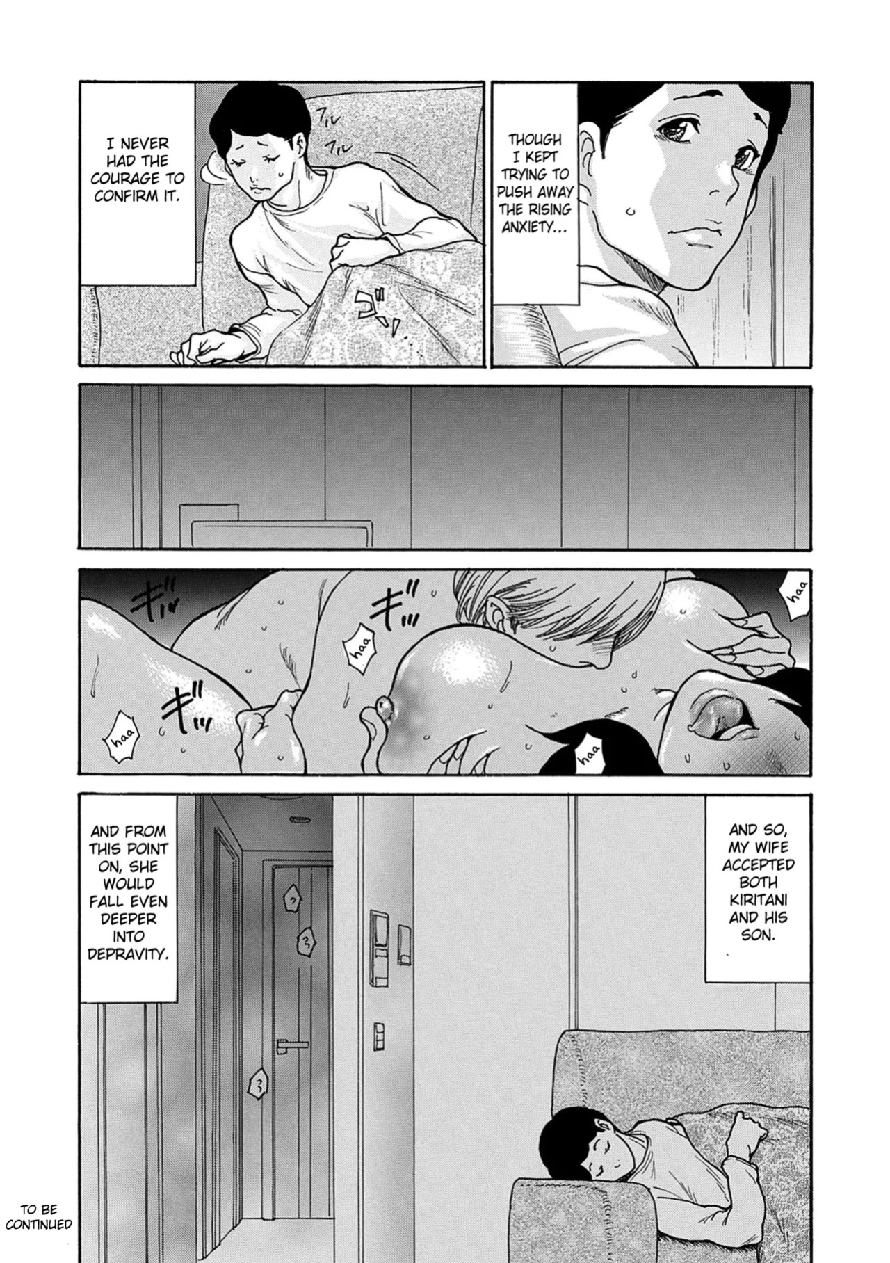 [Aoi Hitori] Shikkarimono no Tsuma ga Kinjo no Fushi ni Netorarete Kairaku Ochi Suru made chapter 1-4 [Digital] [English] [Fated Circle]