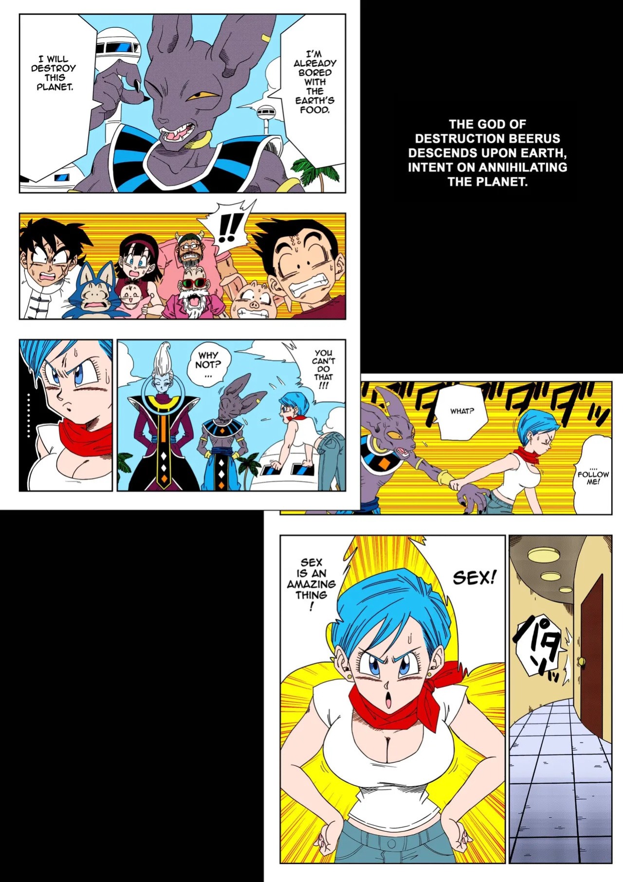 [Yamamoto] No One Can Go Against Beerus! (Dragon Ball Super) [English] [Uncensored] [Colored]
