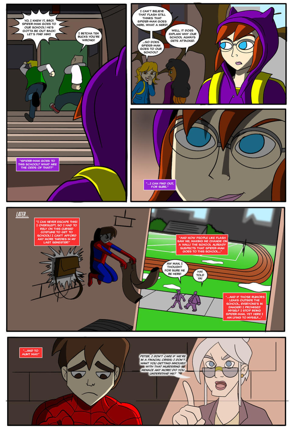 [AnTyep] Spider-Man and Batgirl (Ongoing) [Singular Page Edit]