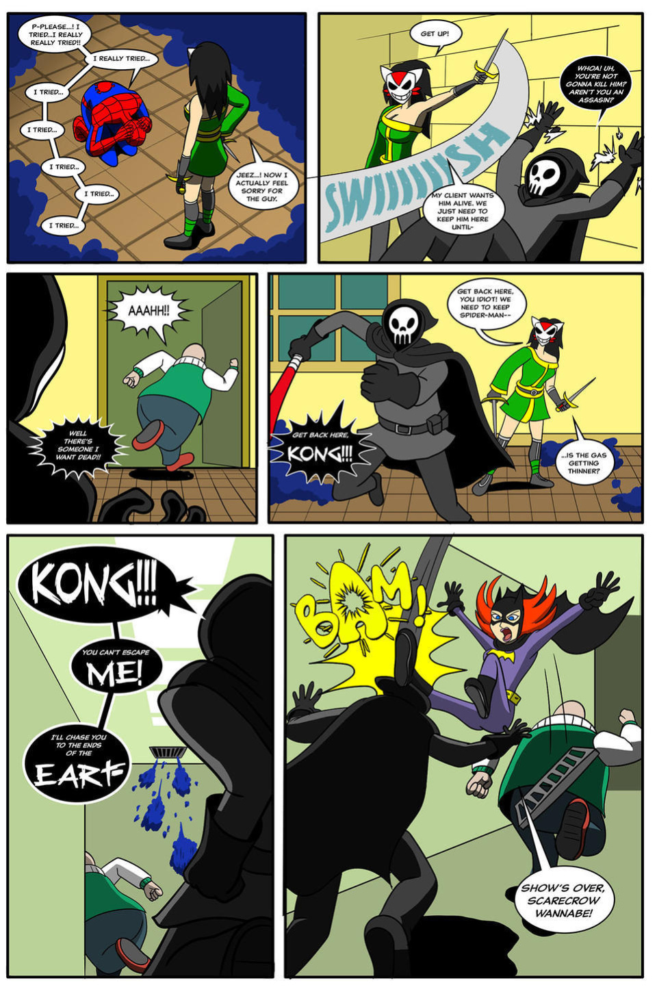 [AnTyep] Spider-Man and Batgirl (Ongoing) [Singular Page Edit]