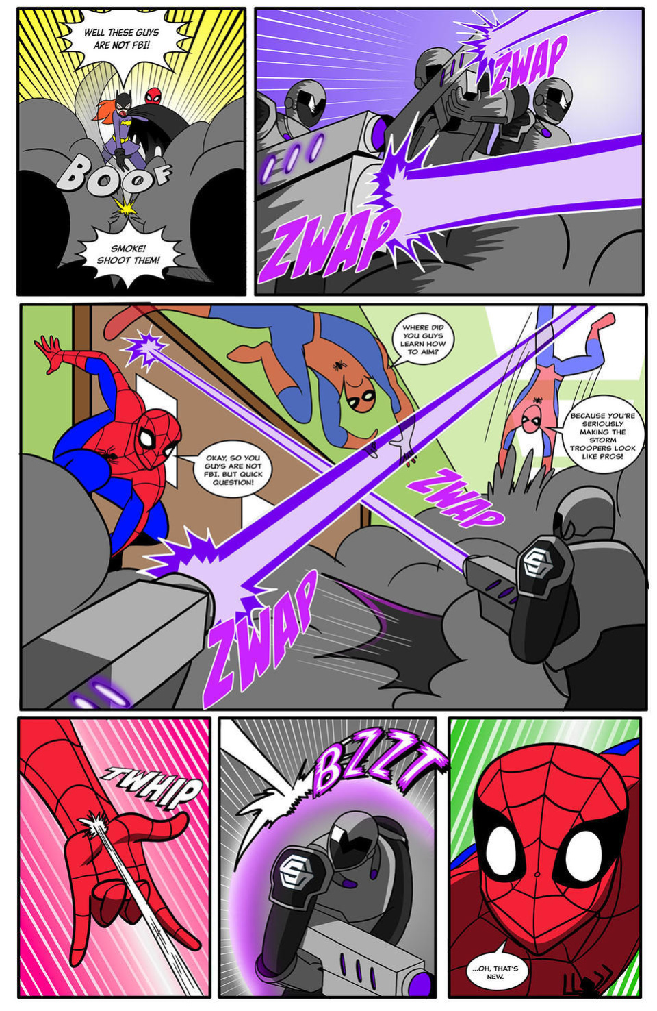 [AnTyep] Spider-Man and Batgirl (Ongoing) [Singular Page Edit]