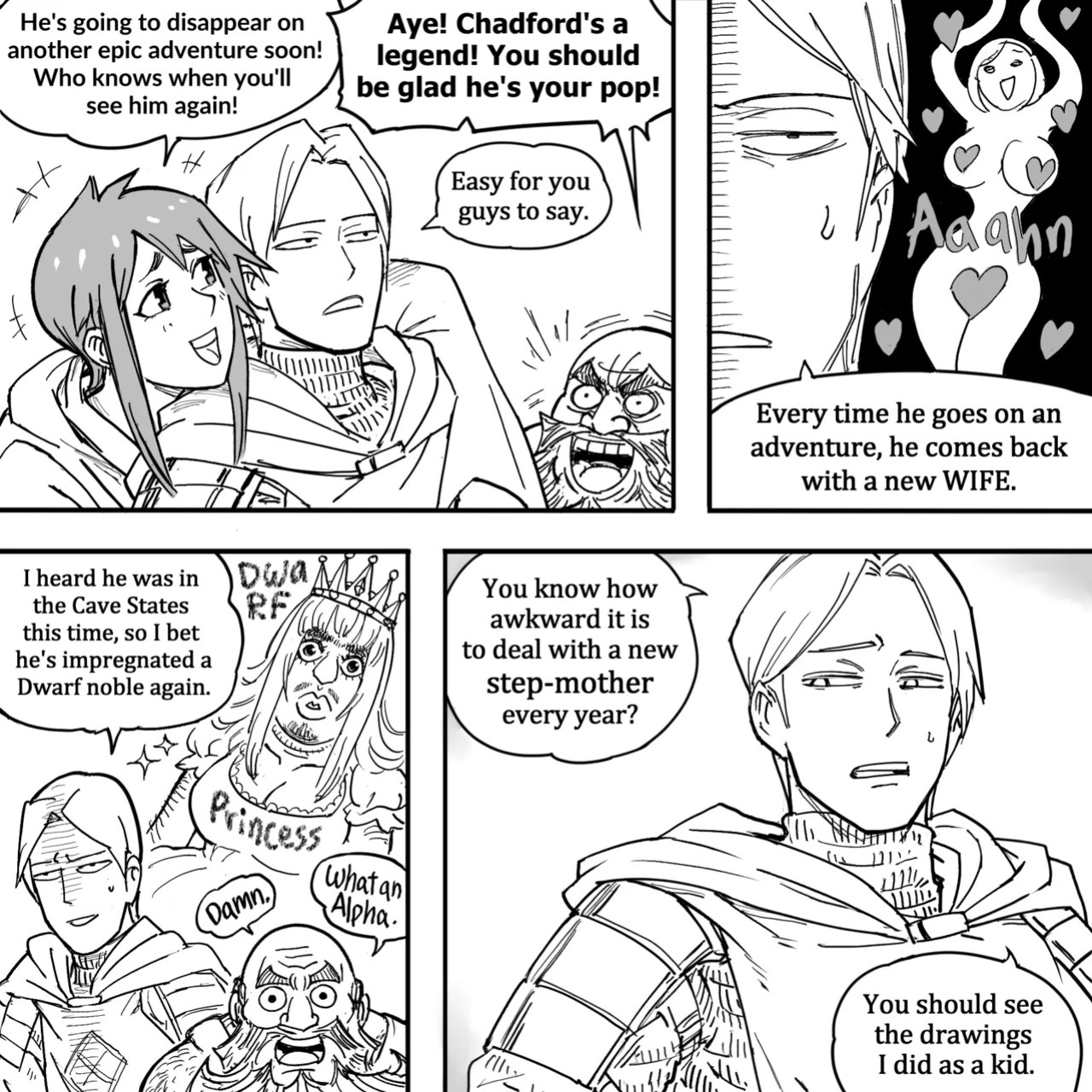 [BB (Baalbuddy)] My Dark Elf Stepsister Won't Leave Me Alone | ch.1-4 [ongoing]