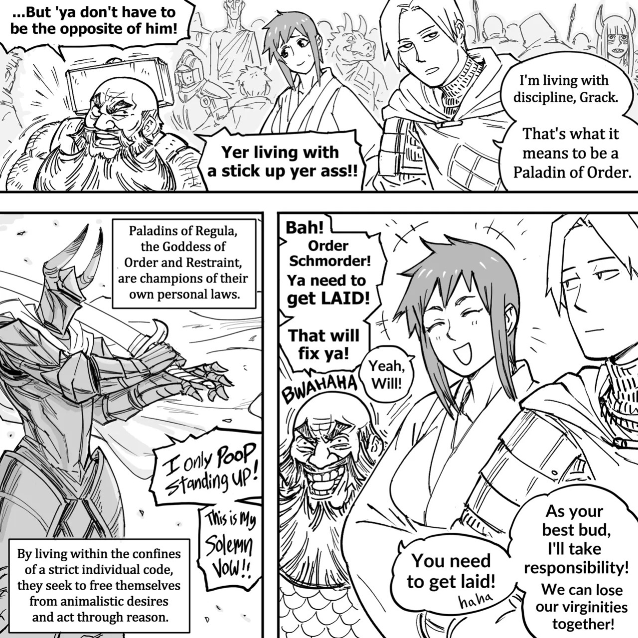 [BB (Baalbuddy)] My Dark Elf Stepsister Won't Leave Me Alone | ch.1-4 [ongoing]