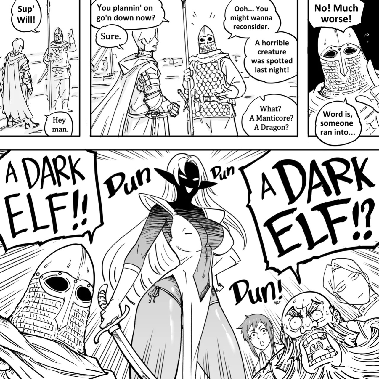 [BB (Baalbuddy)] My Dark Elf Stepsister Won't Leave Me Alone | ch.1-4 [ongoing]