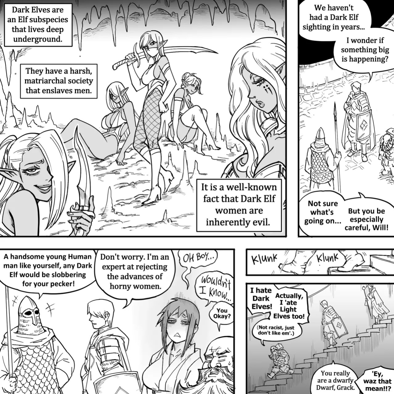 [BB (Baalbuddy)] My Dark Elf Stepsister Won't Leave Me Alone | ch.1-4 [ongoing]
