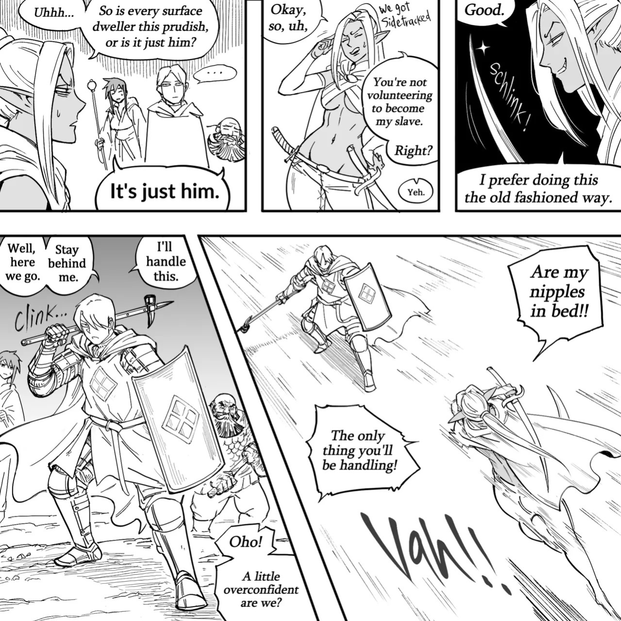 [BB (Baalbuddy)] My Dark Elf Stepsister Won't Leave Me Alone | ch.1-4 [ongoing]