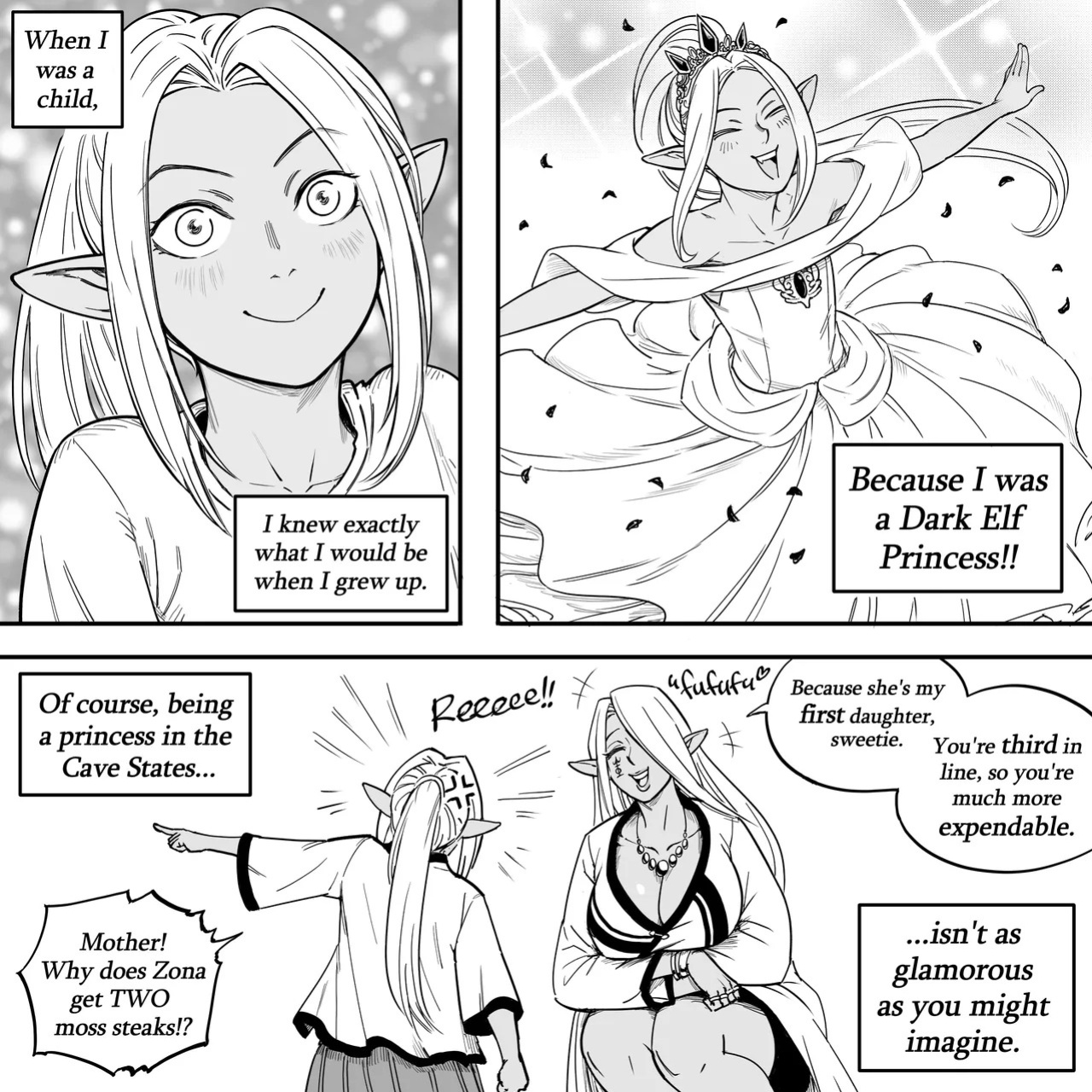 [BB (Baalbuddy)] My Dark Elf Stepsister Won't Leave Me Alone | ch.1-4 [ongoing]