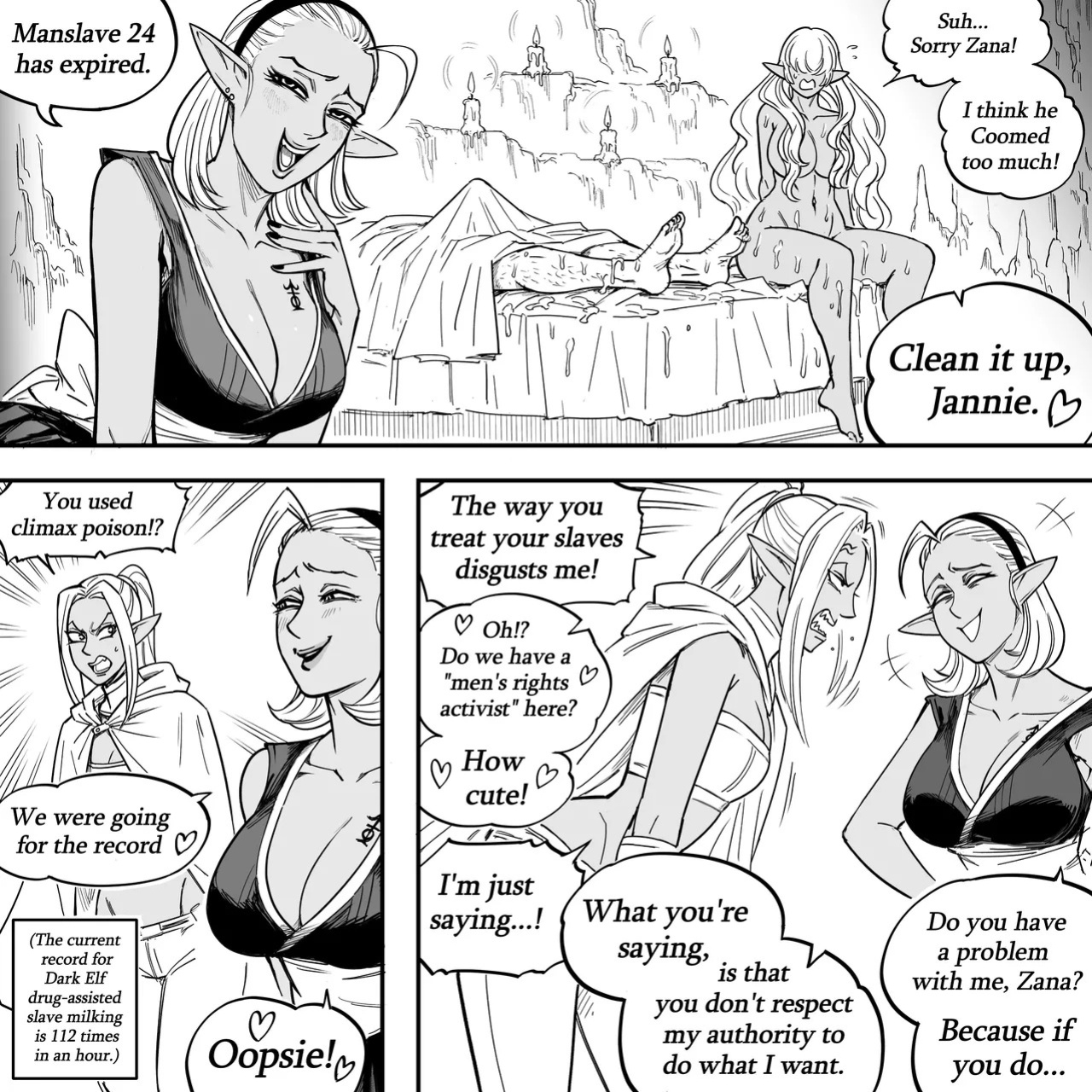 [BB (Baalbuddy)] My Dark Elf Stepsister Won't Leave Me Alone | ch.1-4 [ongoing]