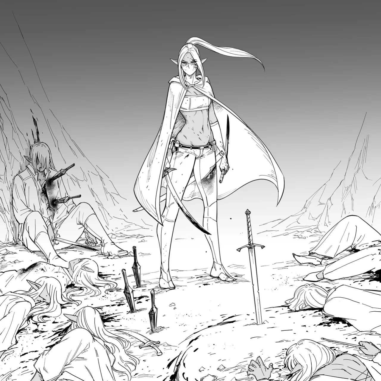 [BB (Baalbuddy)] My Dark Elf Stepsister Won't Leave Me Alone | ch.1-4 [ongoing]