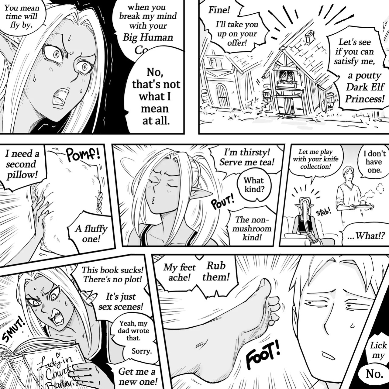 [BB (Baalbuddy)] My Dark Elf Stepsister Won't Leave Me Alone | ch.1-4 [ongoing]