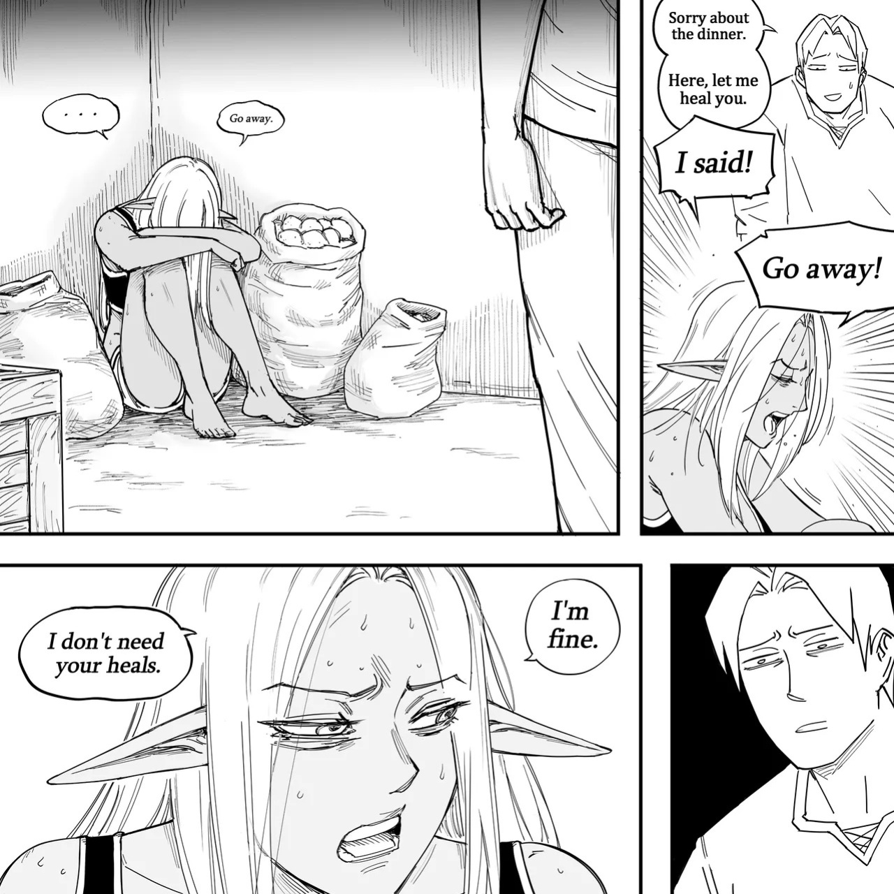 [BB (Baalbuddy)] My Dark Elf Stepsister Won't Leave Me Alone | ch.1-4 [ongoing]