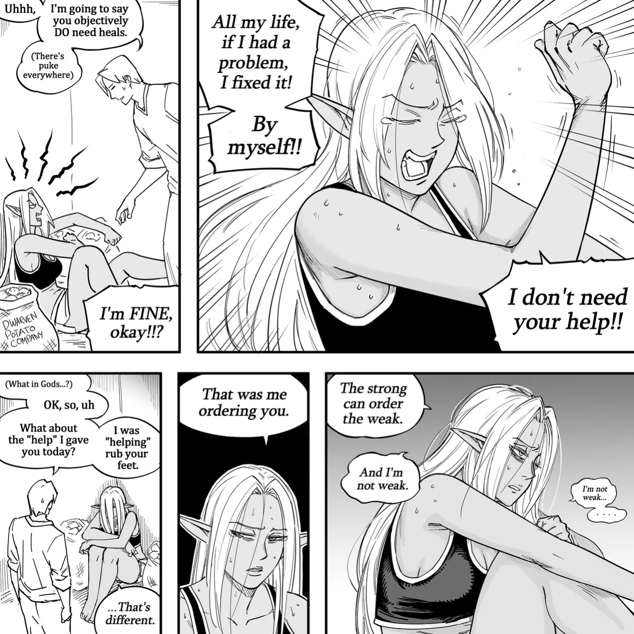 [BB (Baalbuddy)] My Dark Elf Stepsister Won't Leave Me Alone | ch.1-4 [ongoing]